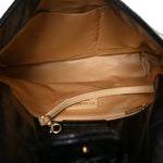 Vinyl Rodeo Accordion Flap Bag Black