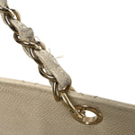Caviar Quilted Petit Timeless Tote PTT Beige