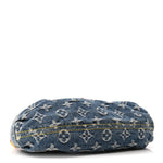 Monogram Denim Mini Pleaty Blue