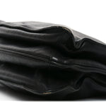 Calfskin Chain Tote Black