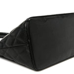 Caviar Quilted Medallion Tote Black
