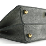 Stingray Shiny Nappa Petite Peekaboo I SEE U Satchel Verde Inglese