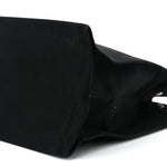 Linen Calfskin Rive Gauche Tote Black