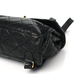 Caviar Quilted Backpack Black