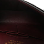Lambskin Quilted Small Double Flap Black