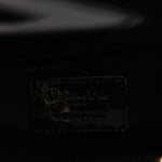 Patent Cannage Mini Lady Dior Black