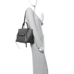 Smooth Calfskin Mini Belt Bag Grey