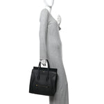 Smooth Calfskin Mini Luggage Black