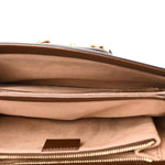 Azalea Calfskin Horsebit 1955 Shoulder Bag  Brown Sugar