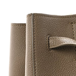 Soft Grained Calfskin Small Belt Cabas Phantom Taupe