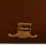 Natural Calfskin Medium Triomphe Tan