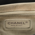Washed Lambskin Quilted Medium Chain Around Messenger Black