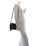Calfskin Matelasse Monogram Monochrome Lou Camera Bag Black