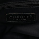 Coated Canvas Quilted Large Paris Biarritz Tote Black