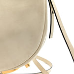 Vitello Grace Matte Mini Fendigraphy Hobo Bag White Ice