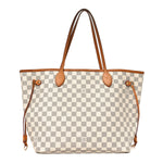 Damier Azur Neo Neverfull MM Rose Ballerine