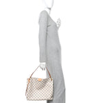 Damier Azur Graceful PM Rose Ballerine
