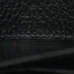Calfskin Mini GG Marmont Chain Wallet Black