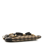 Monogram Horsebit Clutch Dark Brown