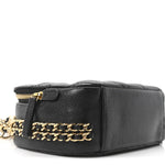 Caviar Quilted Mini CC You Camera Case Black