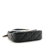 Lambskin Quilted Small CC Links Flap Black