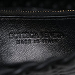 Nappa Intrecciato Small Cobble Shoulder Bag Black