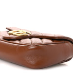 Azalea Calfskin Matelasse Diagonal Super Mini GG Marmont Shoulder Bag Cuir