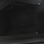 Drummed Calfskin Mini Luggage Black