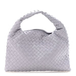 Calfskin Intrecciato Small Hop Oyster Lilac