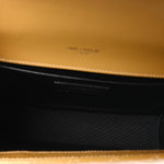 Grain De Poudre Textured Mixed Matelasse Triquilt Medium Monogram Satchel Old Oil
