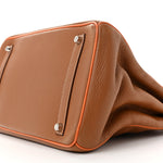 Togo Horseshoe Birkin 35 Gold Orange