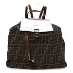 Zucca Drawstring Flap Backpack Tobacco