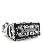 Embroidered Cornely Medium Lady D-Lite Blue White