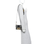 Pony Hair 30 Montaigne Box Bag Blue
