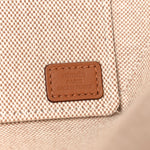 H Plume Canvas Swift Printed Fantaisie d'Etriers Steeple 28 Bag Fauve Ecru Beige Gold