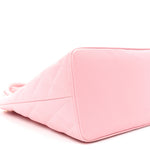 Caviar Quilted Medallion Tote Light Pink