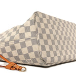 Damier Azur Neo Neverfull MM Rose Ballerine