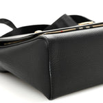 Grainy Calfskin Vintage Check Note Crossbody Bag Black