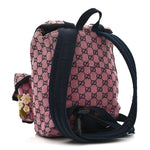Monogram Multicolor Floral Embroidered Large Retro Interlocking G Three Pocket Backpack Pink Blue Multicolor