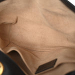 Calfskin Matelasse Mini GG Marmont Shoulder Bag Black