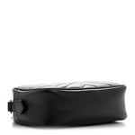Calfskin Matelasse Mini GG Marmont Chain Shoulder Bag Black