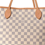 Damier Azur Neo Neverfull MM Rose Ballerine