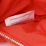 Nylon Intrecciato Padded Tech Cassette Bag Red