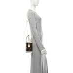 Monogram LV Match Nano Bucket Bag White