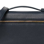 Grained Calfskin L19 Extra Pocket Pouch Navy