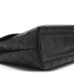 Caviar Quilted Jumbo Kelly Flap Black