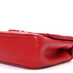 Caviar Quilted Mini Incognito Square Flap Red