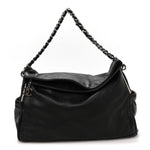 Lambskin Large Ultimate Soft Tote Black