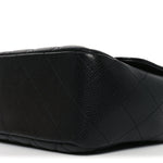 Caviar Quilted Jumbo Single Flap Black