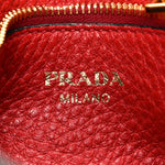 Vitello Daino Flap Crossbody Rosso